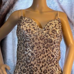 Fashion Nova sequined midi dress size L
